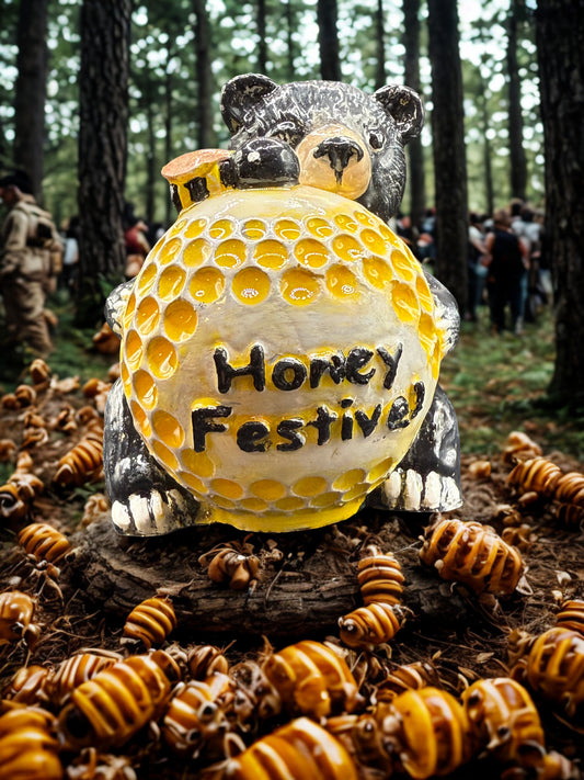 Honey Festival Bear Figurine