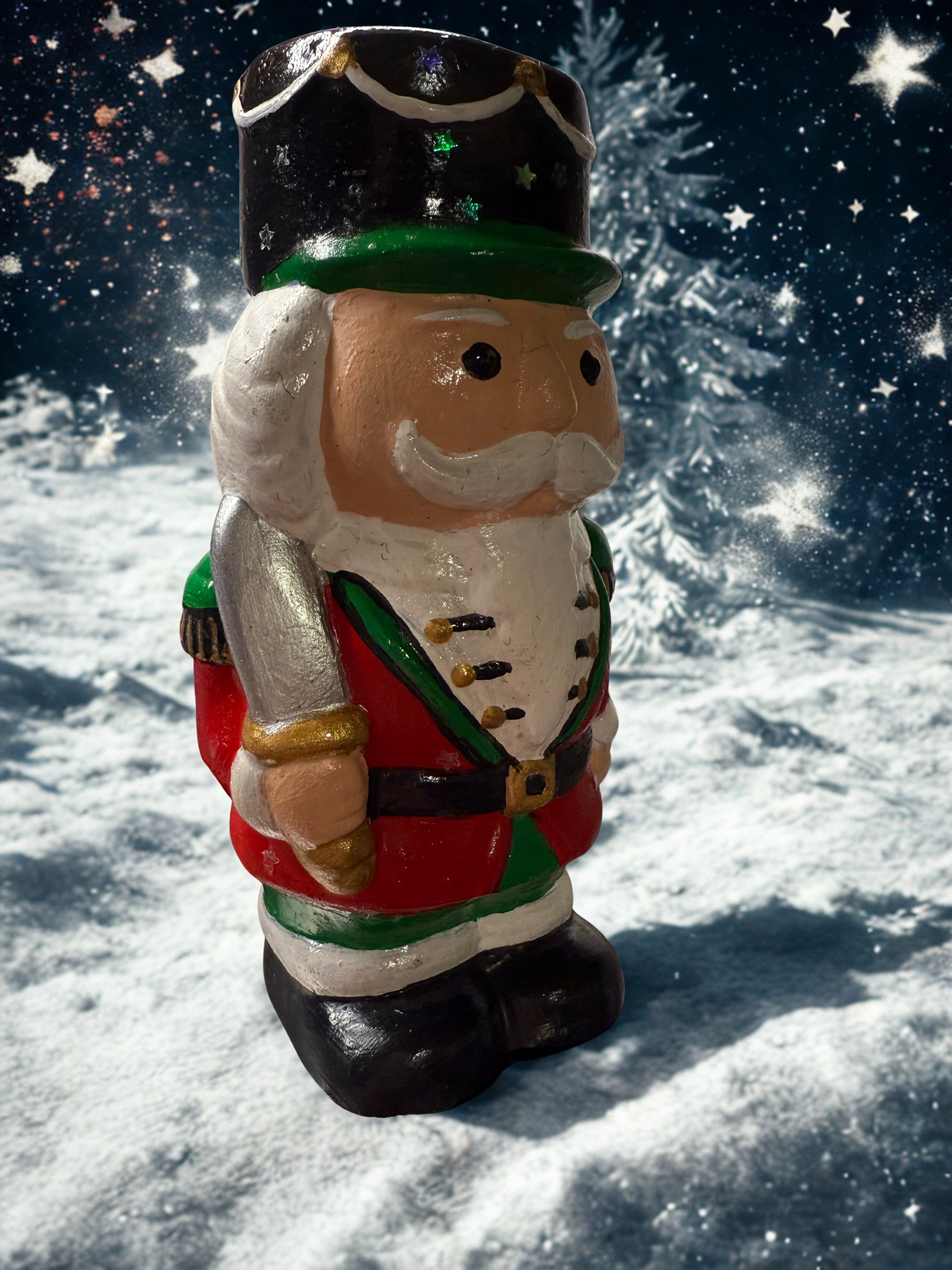 Hand-Painted Classic Nutcracker Figurine | Holiday Home Decor | Christmas Gift