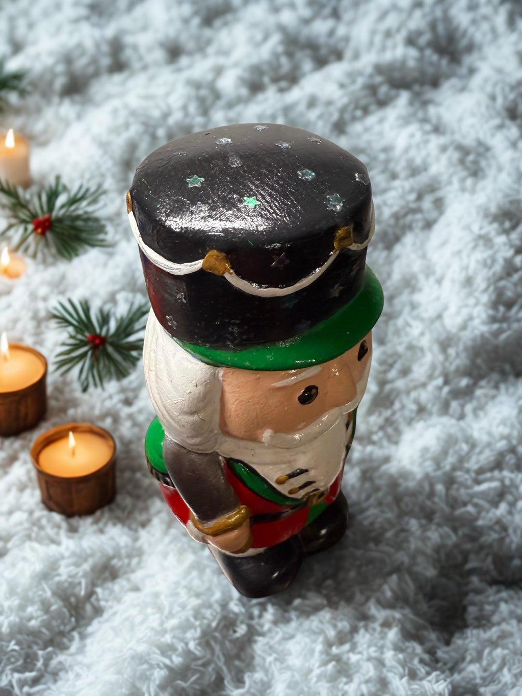Hand-Painted Classic Nutcracker Figurine | Holiday Home Decor | Christmas Gift