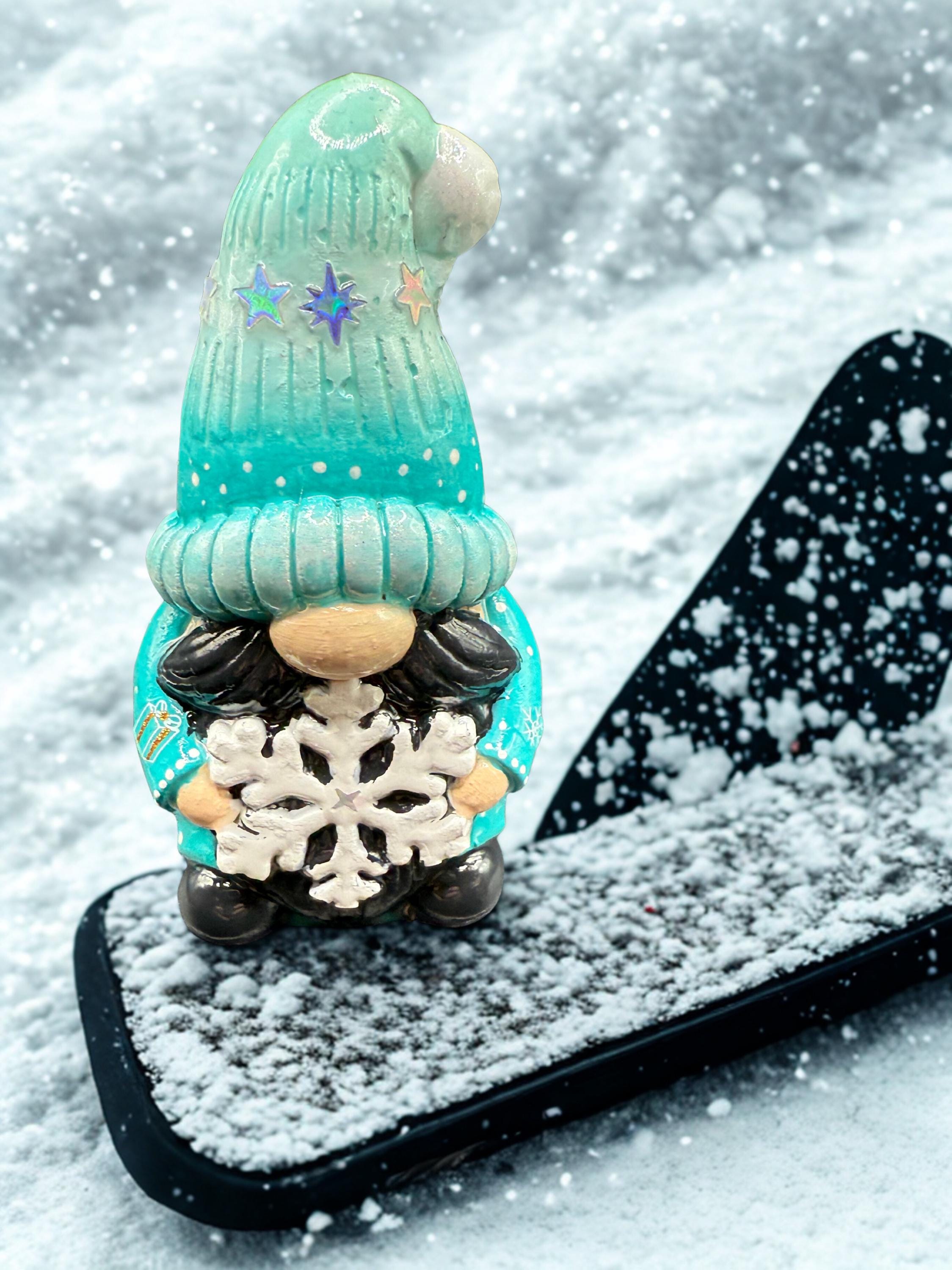 Winter Wonderland Gnome - Hand-Painted Figurine