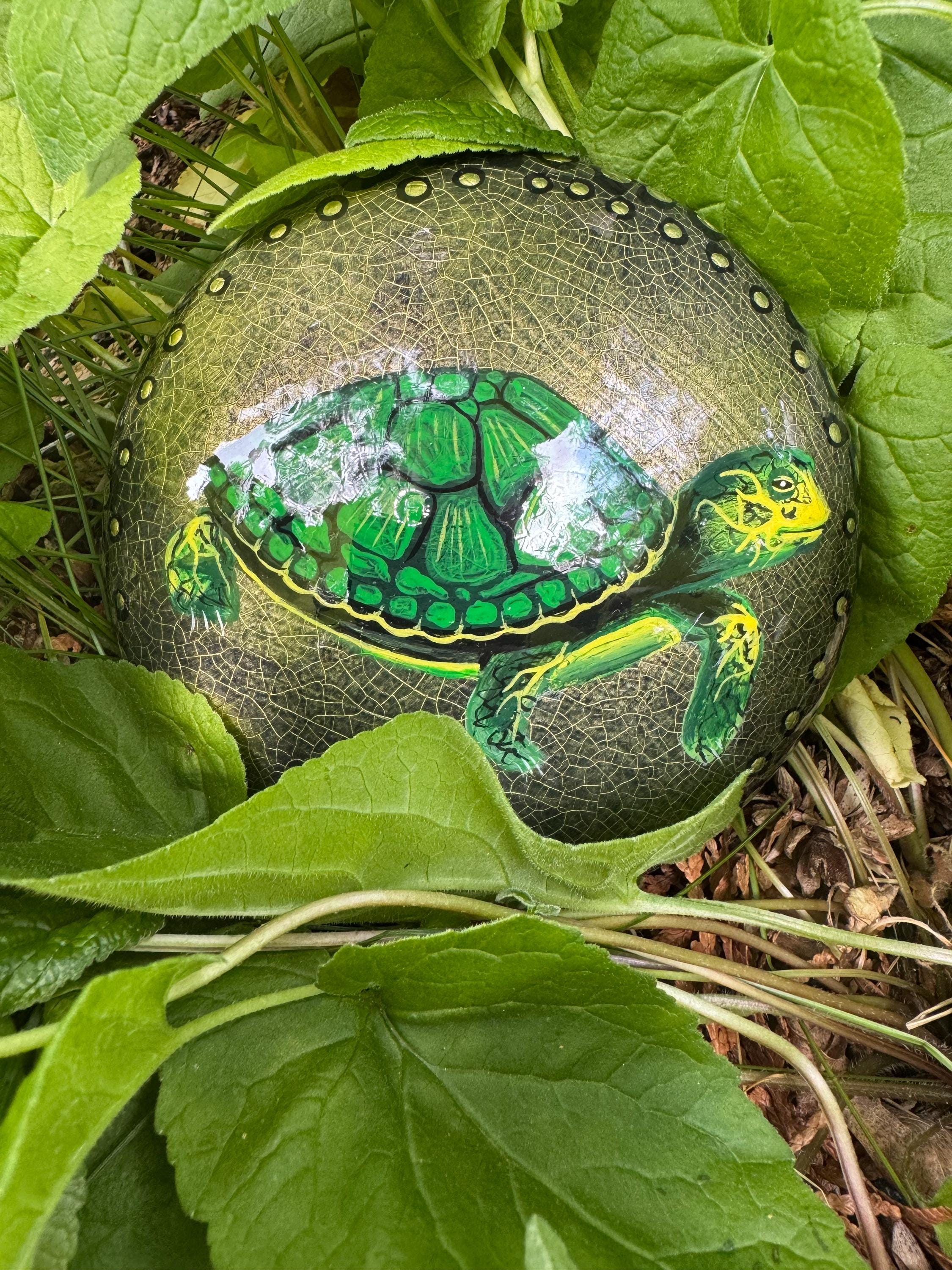 Round Turtle Stone