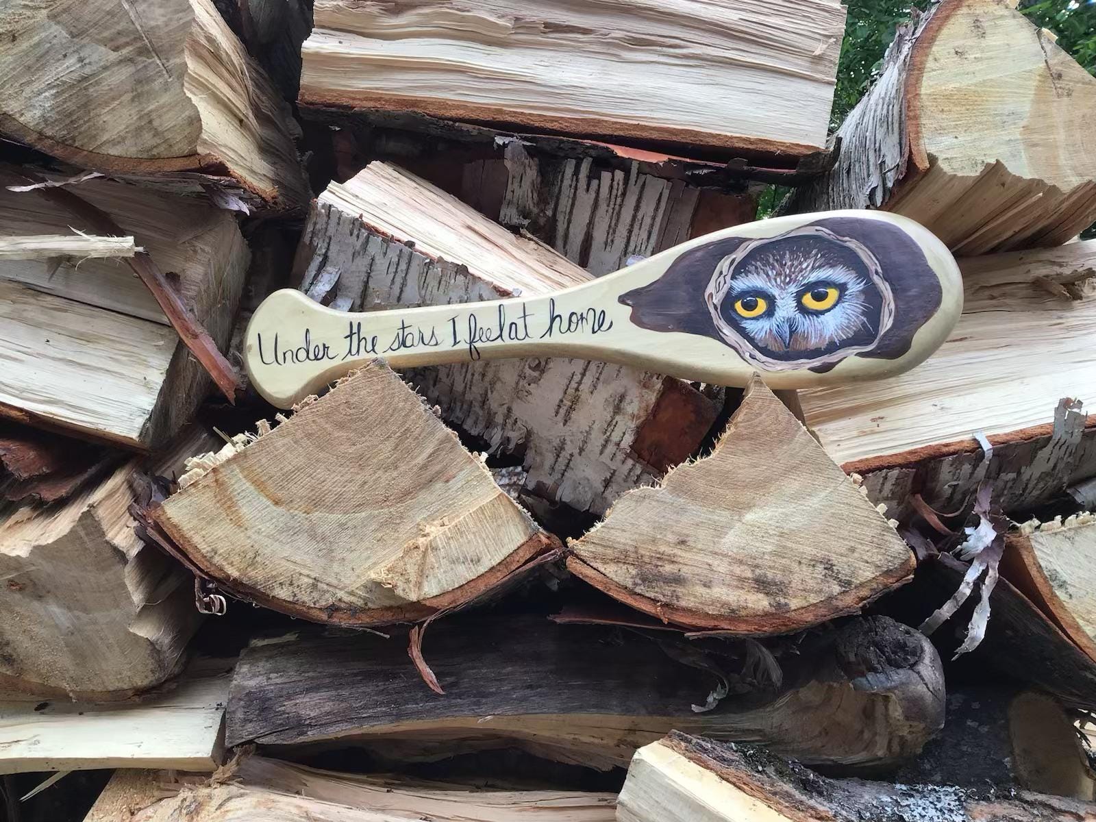 Peek-A-Boo Owl Mini Oar