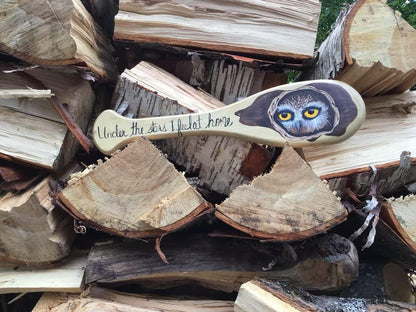 Peek-A-Boo Owl Mini Oar