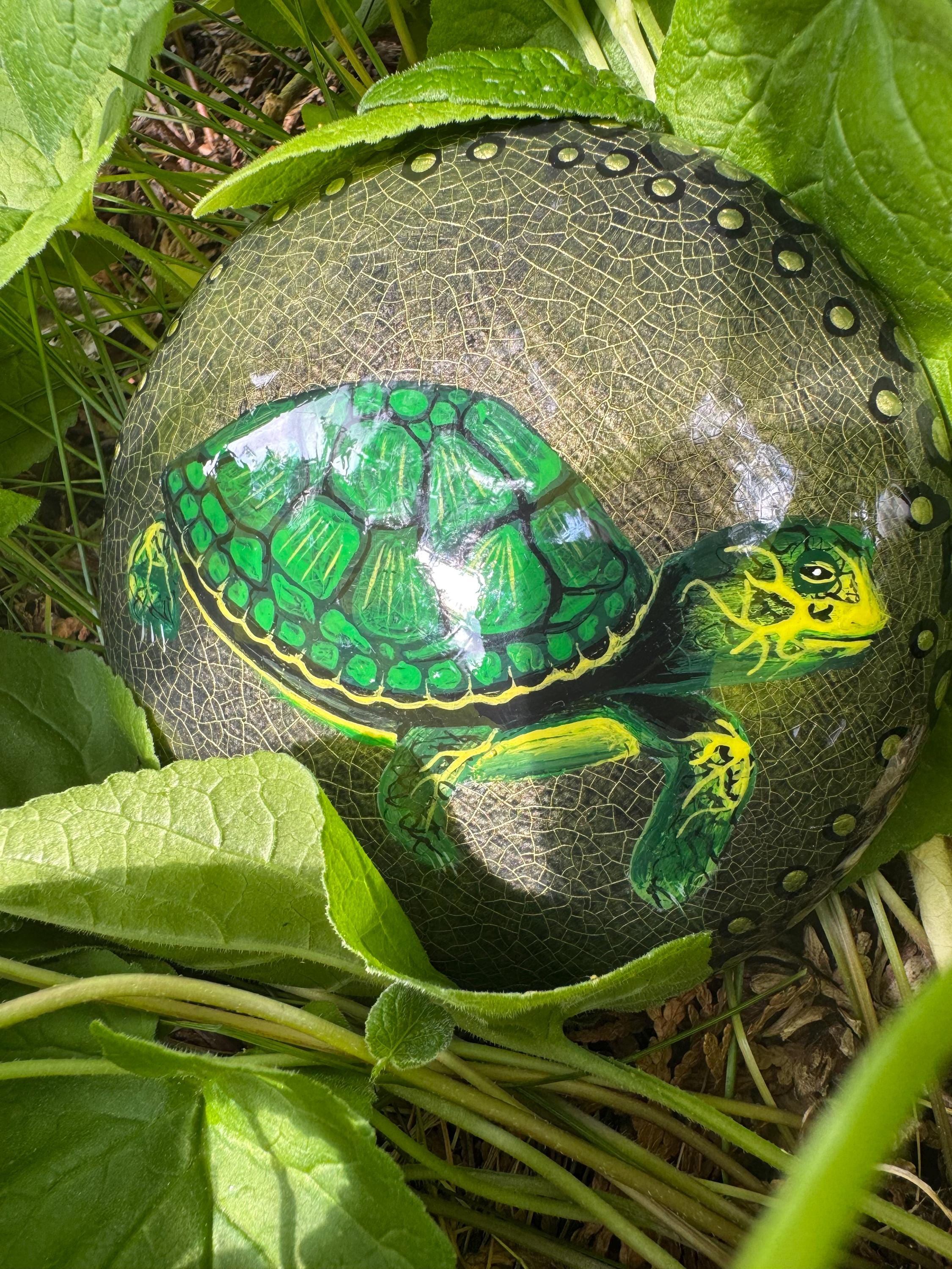 Round Turtle Stone