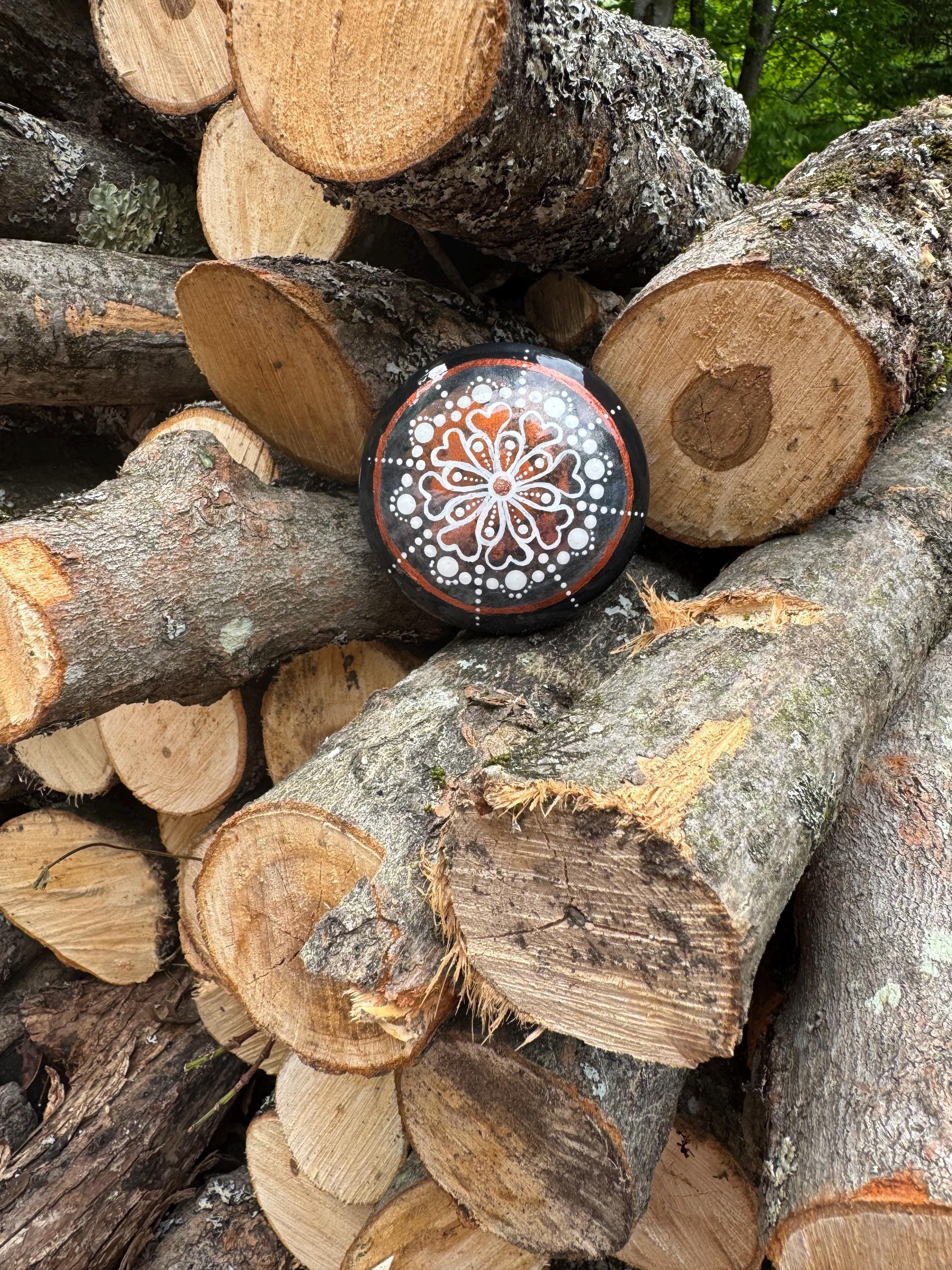 White, Black and Copper Mandela