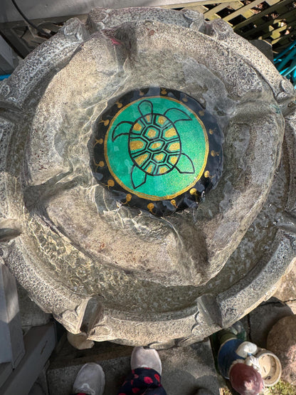 Gold and Shiny Turtle Stone