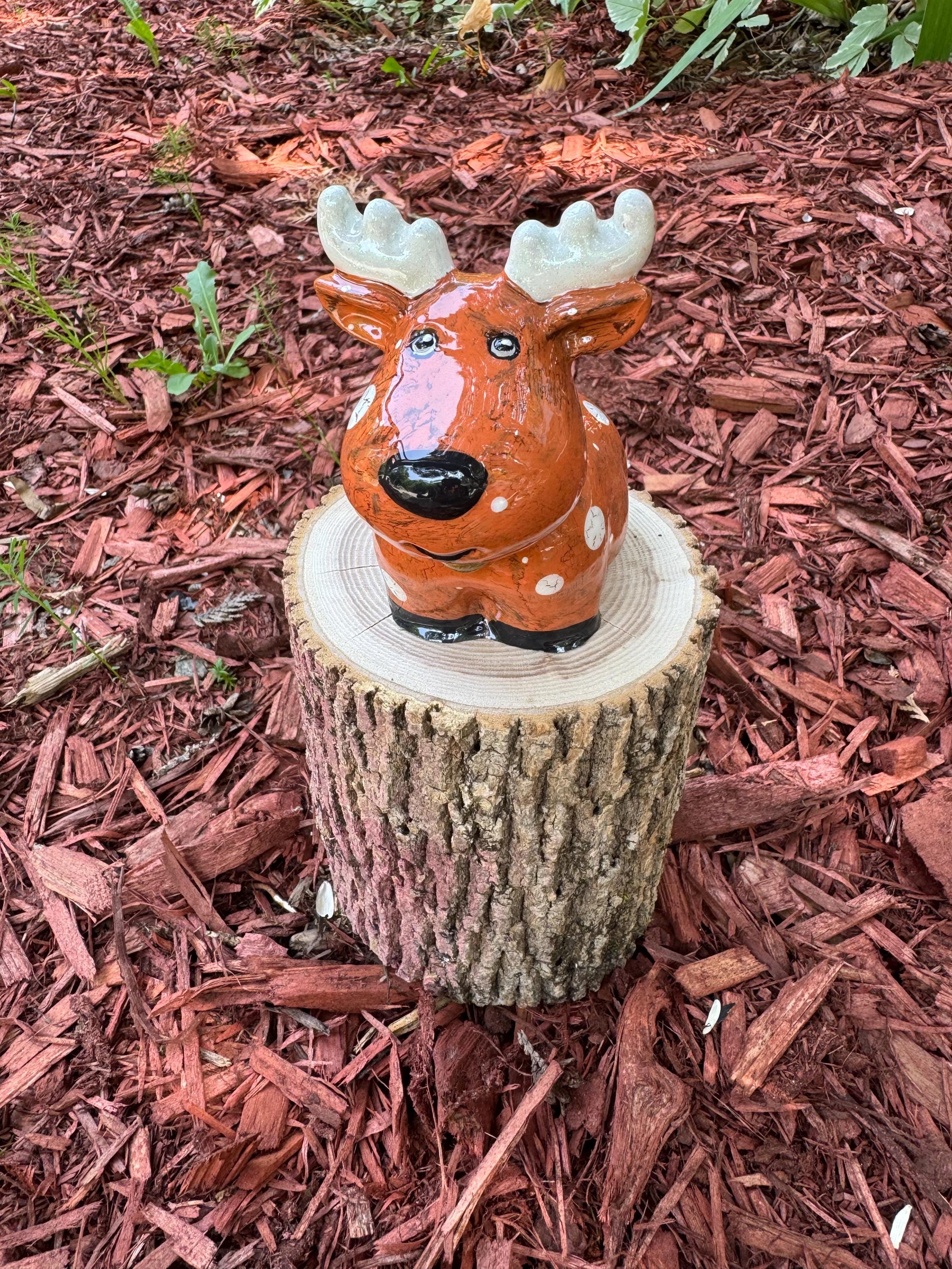 Spotted Moose Figure