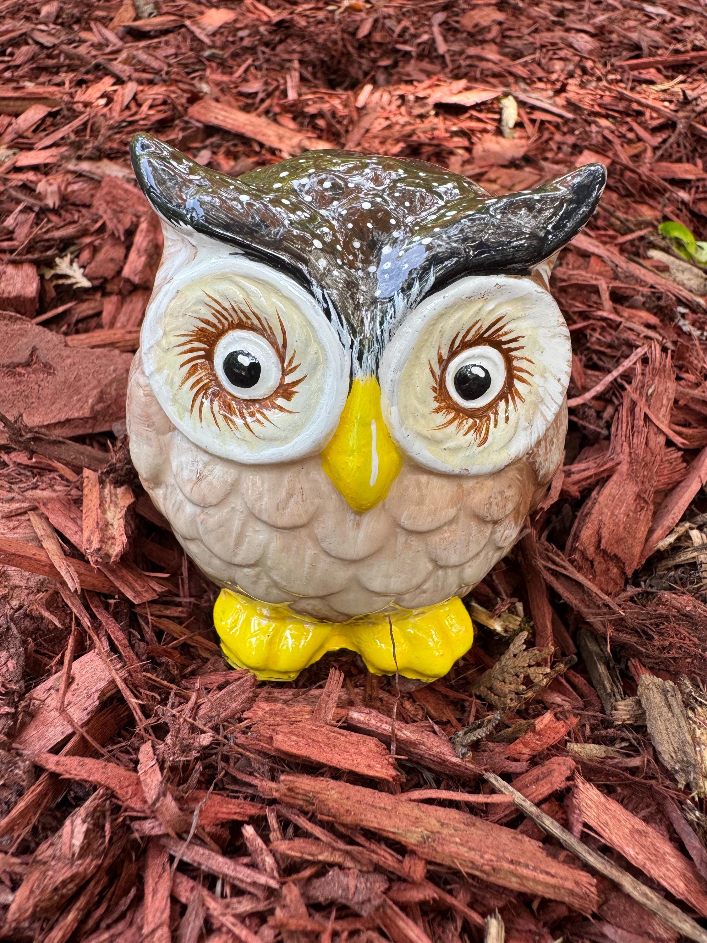 Brown Owl Eyeglass Holder