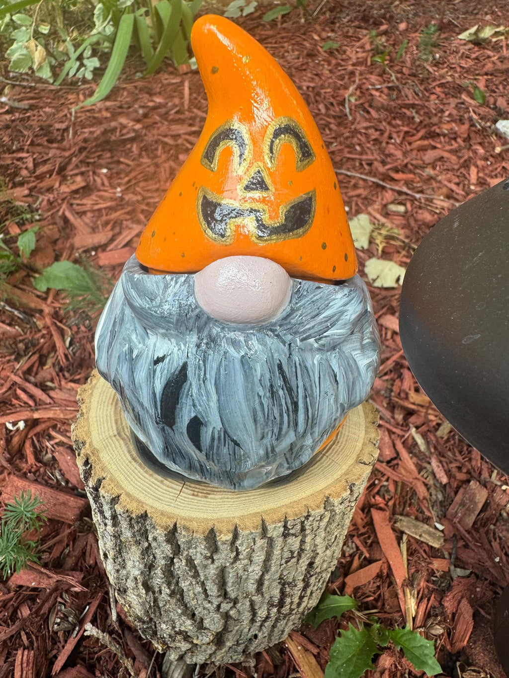 Jack-O-Lantern Gnome Storage