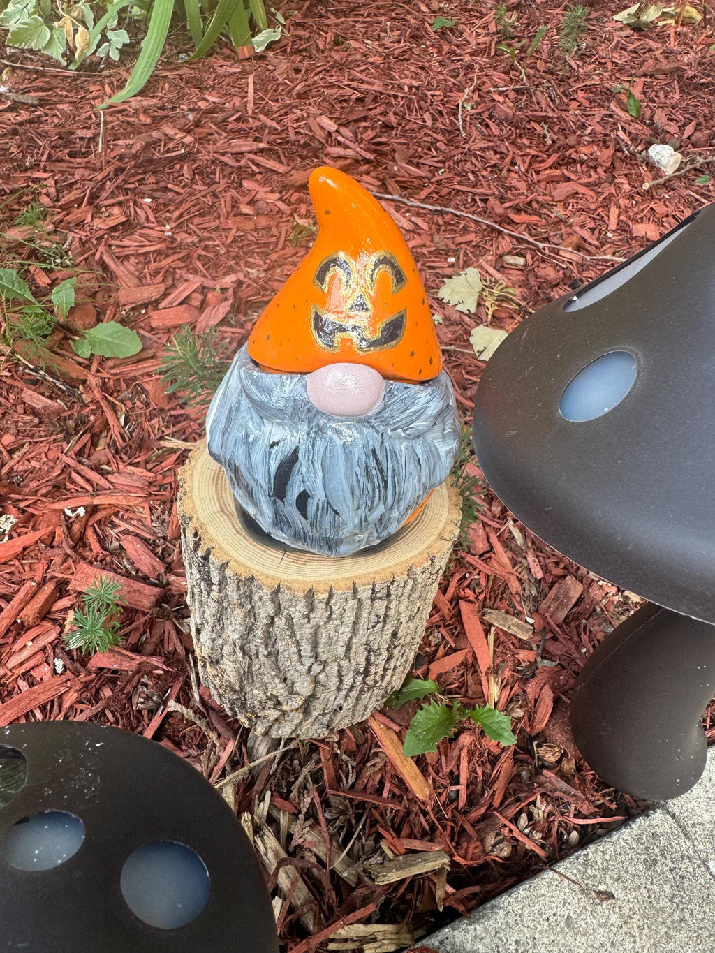 Jack-O-Lantern Gnome Storage