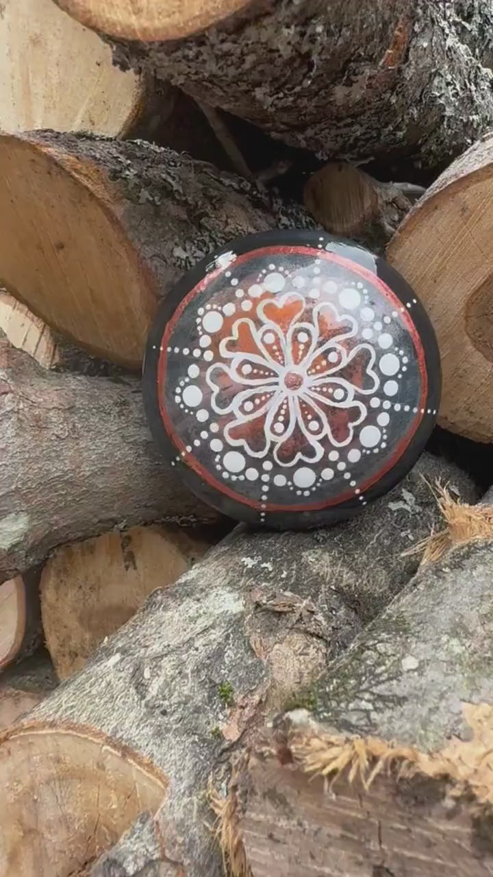 White, Black and Copper Mandela