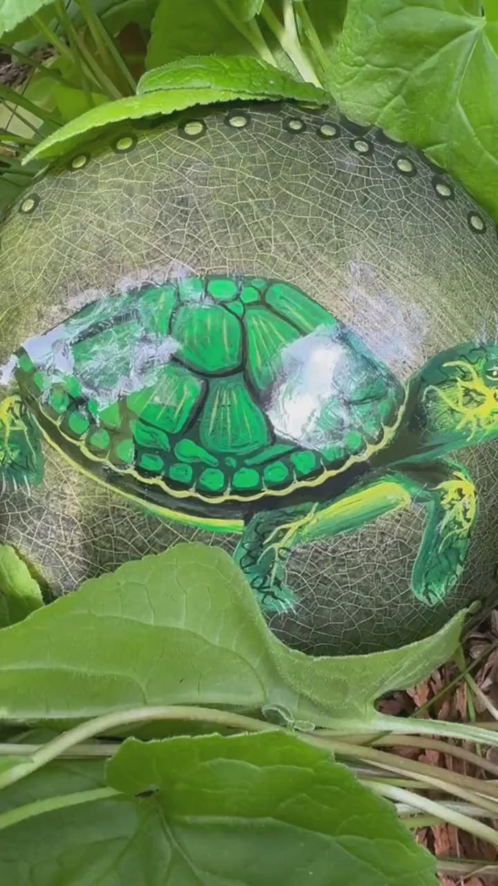 Round Turtle Stone
