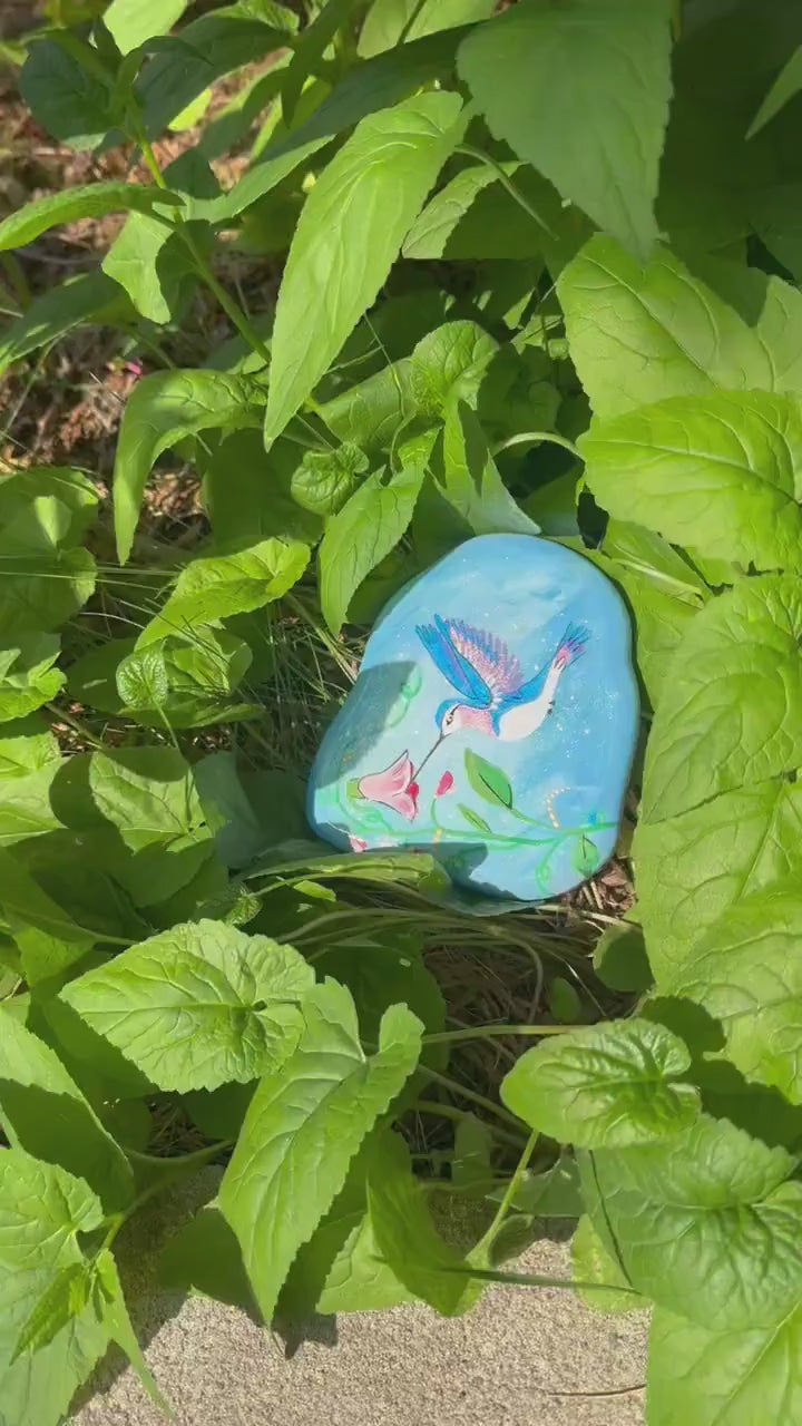 Sparkling Hummingbird Stone