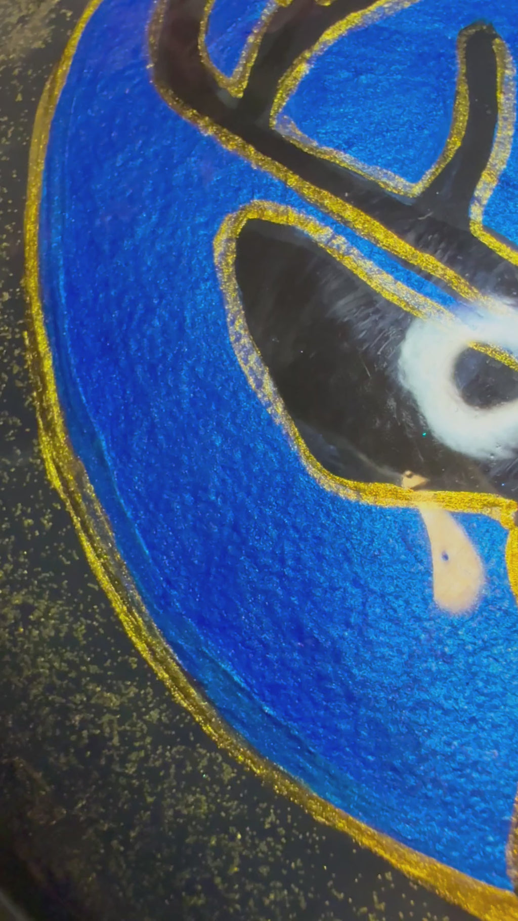 Hand Painted Deer Ornament Stone