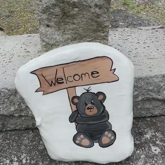 Welcome Bear Stone