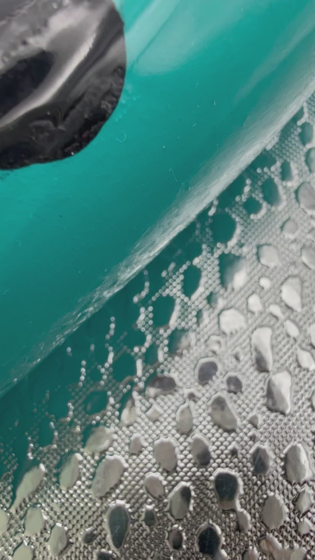 “My Cave Rules” Hand-Painted Heart Cement Stone – Pet Lover Decor